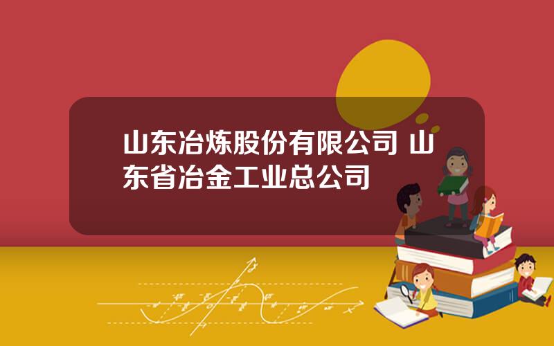 山东冶炼股份有限公司 山东省冶金工业总公司